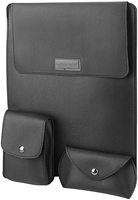 Étui pour ordinateur portable en cuir PU ultra-fin pliable, sac pour ordinateur portable, housse pour ordinateur portable, sac en cuir avec support, fabrication OEM
