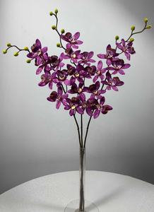Orquídea Artificial de Alta Calidad de 80 cm, Color Morado, Tacto Real, para Decoración de Eventos - Product Image 1