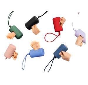 Dispensador de Bolsas para Excremento de Perro Huamaohengchun, Accesorio para Correa, Ecológico, Portátil, Fácil de Usar, Incluye 1 Rollo de Repuesto - Product Image 6