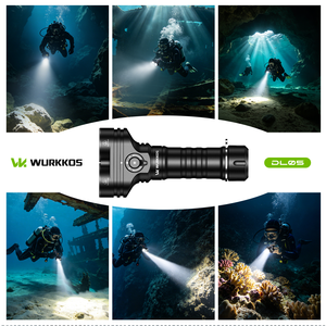 <span class=keywords><strong>Linterna</strong></span> <span class=keywords><strong>de</strong></span> Buceo Profesional Wurkkos 6000LM, Recargable Tipo C, Súper Brillante, LED, Anticorrosión, <span class=keywords><strong>Linterna</strong></span> Marina - Product Image 1