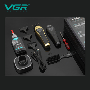 Recortadora de Pelo Profesional para Hombre <span class=keywords><strong>VGR</strong></span> V-994 con Cuchilla DLC y <span class=keywords><strong>Motor</strong></span> Vector de 8000-10000 RPM Recargable para Barbero - Product Image 2