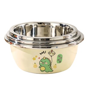 Tazón de mezcla de acero inoxidable Xinrong de gran capacidad para amasar, preparar huevos, rellenos y sopas. - Product Image 2