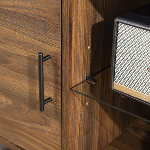 Hot Selling Wooden <strong>TV</strong> Stand with 2 Small Cabinets Storage and <strong>Shelves</strong> Modern Style Table <strong>for</strong> Living Room and Bedroom - Product Image 5
