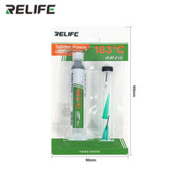 Pâte à souder argentée contenant du plomb RELIFE HW21S / Emballée en seringue 10CC / 183 ℃