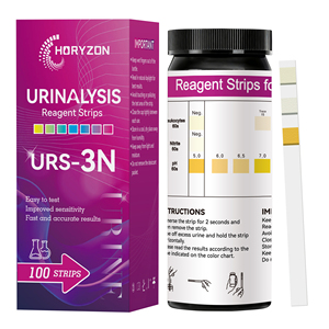 Bandelettes de test <span class=keywords><strong>urinaire</strong></span> personnalisées 3 paramètres <span class=keywords><strong>pour</strong></span> l'analyse des infections urinaires (leucocytes, nitrites et pH) - Product Image 1