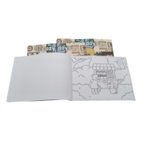 Bande dessinée de haute qualité à colorier pour enfants Impression de livres à colorier personnalisée avec ligne perforée pour enfants