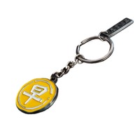 Porte-clés en métal 2-en-1 personnalisé Porte-clés avec étiquette à code QR Porte-clés cadeau promotionnel Porte-clés en métal gravé à code QR