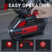 Compresseurs d'air portables, gonfleur de pneus de voiture, démarreur de voiture avec compresseur d'air, pompe à pneus