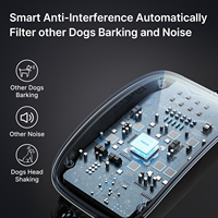 Hundetrainingshalsband mit Fernbedienung, Elektronischer Trainer mit Vibration, Ton, Piepton, IP68-zertifiziert, Wiederaufladbar, Umweltfreundlicher Kunststoff, Intelligent, Langlebig