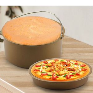 Barril de Horneado Metálico Dorado Personalizado al por Mayor, Antiadherente, Universal, Accesorio para Freidora de Aire para Pastel de Queso - Product Image 6