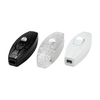 Interrupteur à bascule en ligne Oujun US Standard OJ-315UL pour lampe de table, contrôlé par câble, 3A 125VAC, non intelligent, interrupteur à bouton 305