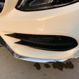 Pour Mercedes Benz Classe C W205 C200 C260 AMG 2015-2018 Kit carrosserie Cache de cadre de phare antibrouillard Accessoires auto - Product Image 4