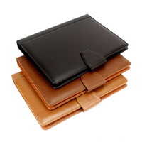 Carpeta de Archivos de Cuero PU A4 de Alta Calidad con Calculadora para Oficina