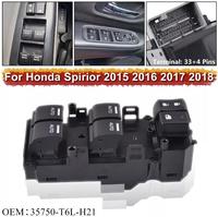 Sorghum 35750-T6L-H21 Nuevo interruptor de control de elevalunas eléctrico delantero izquierdo ABS para Spirior 2015-2018