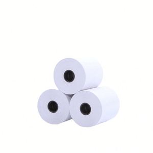 Rouleau de papier thermique blanc X806 70g pour caisse enregistreuse, papier thermique le moins cher 57x30, fournisseur de rouleaux de papier thermique en Chine avec impression - Product Image 1