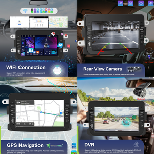 Podofo-Autoradio Android 7 ''<span class=keywords><strong>4</strong></span> + 64G sans fil CarPlay/Android Auto GPS WIFI FM RDS AI DSP pour Renault <span class=keywords><strong>Dacia</strong></span> Auto Electronics - Product Image 3