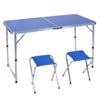 Table et chaises de plage en aluminium réglables Table et chaise pliantes pliantes d'extérieur pour événements
