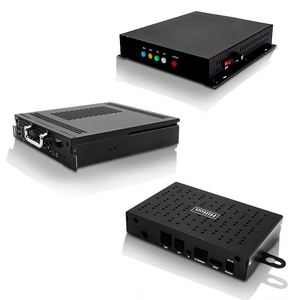 EBM Aluminum Amplifier Housing Mini-ITX Computer Chassis IP54 Protection Powder Coated Heatsink <b>Enclosure</b> - Product Image 5