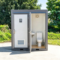 Ensemble toilette et lavabo léger et durable, toilettes portables de luxe, toilettes mobiles, toilettes portables d'extérieur à vendre