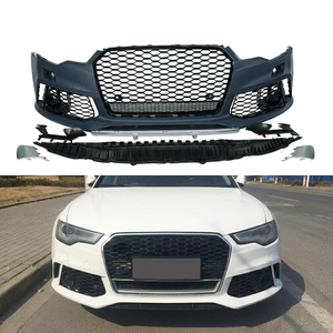 Kit Carrozzeria Paraurti Anteriore Stile RS6 C7.5 per Aggiornamento <span class=keywords><strong>Audi</strong></span> <span class=keywords><strong>A6</strong></span> S6 C7 2012-2015 con Griglia a Nido d'Ape per <span class=keywords><strong>Audi</strong></span> <span class=keywords><strong>A6</strong></span> S6 C7 2012 2013 <span class=keywords><strong>2014</strong></span> 2015 - Product Image 1
