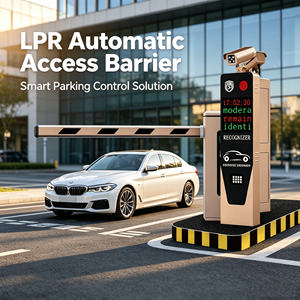 Barrera de Aluminio Automática con Control Remoto y Luces LED para Estacionamiento, con Sistema RFID Electrónico de Seguridad, <span class=keywords><strong>Precio</strong></span> Económico - Product Image 2