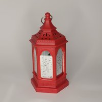 Nouveau Eid Mubarak Décoration LED Vent Lanterne Veilleuse Islamique Musulman Lumière Maison Table Décoration