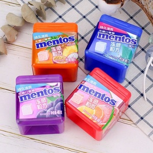 Goma de Mascar con Sabor a Frutas, Sin Azúcar, con Xilitol, en Forma de Cubo, Multicolor, Dulces Tropicales con Sabor a Frutas - Product Image 6