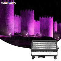 SHEHDS Rgbw etapa discoteca luz al aire libre reflector Led inundación 44x10W impermeable Led de alta potencia Dj pared arandela Luz