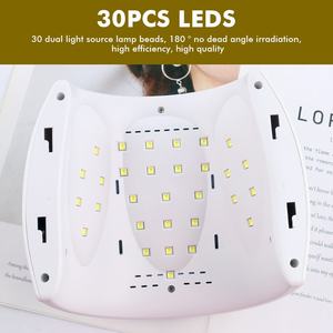 <span class=keywords><strong>Lampe</strong></span> à ongles LED de style pantoufle <span class=keywords><strong>lampe</strong></span> <span class=keywords><strong>UV</strong></span> pour machine de photothérapie avec coussinets en plastique et <span class=keywords><strong>lampe</strong></span> de polymérisation - Product Image 6