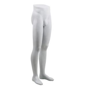 Venta al por mayor escaparate blanco mate mitad inferior cuerpo fibra <span class=keywords><strong>de</strong></span> vidrio Torso <span class=keywords><strong>pantalones</strong></span> pierna maniquí - Product Image 2