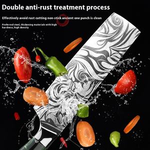 Juego <span class=keywords><strong>de</strong></span> <span class=keywords><strong>cuchillos</strong></span> <span class=keywords><strong>de</strong></span> Chef <span class=keywords><strong>de</strong></span> 8 pulgadas con patrón <span class=keywords><strong>de</strong></span> Damasco, cuchillo <span class=keywords><strong>de</strong></span> carne para el hogar <span class=keywords><strong>de</strong></span> acero inoxidable, resina para <span class=keywords><strong>Amazon</strong></span>, cuchillo especial transfronterizo para chefs - Product Image 4