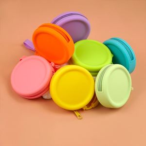 Custom Logo <b>Cute</b> Rainbow Silicone Coin <b>Purse</b> Mini Zipper Wallet for Girls - Product Image 6