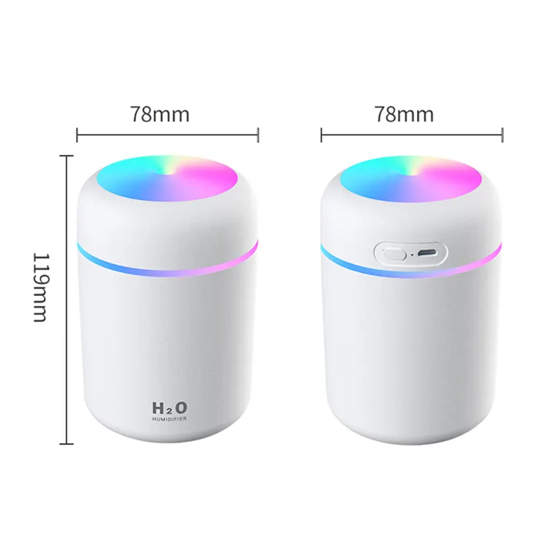 New Arrivals 2021 LED Night Light Color Changing Mini Air Atomization Humidifier