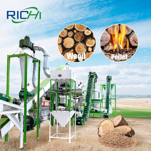 RICHI Custom ized 1-2t/h Markt für Biomasse-Holzpellets - Product Image 1