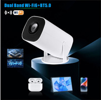 Mini projecteur P30 Pro avec applications intégrées, projecteur portable pour Android 11, home cinéma, projecteur pour HDMI, multi-appareils
