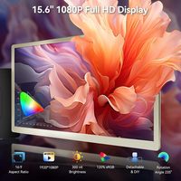 15.6 Triple Portable Monitor Laptop S6 IPS FHD 1080P Type C Business Use Extended Screen Plug & Play Dual-Sided External Display