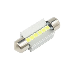 CAR-REFINE Festoon Car Dome Light 36mm 39mm 41mm 6 SMD 3030 LED 12V 24V Car Interior Luz de lectura 39mm Número C5W LED - Product Image 2