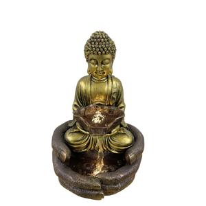 Statue de <span class=keywords><strong>Bouddha</strong></span> <span class=keywords><strong>solaire</strong></span>, <span class=keywords><strong>fontaine</strong></span> d'eau, décoration de jardin en polyrésine, cascade d'eau, <span class=keywords><strong>fontaine</strong></span> à LED, <span class=keywords><strong>fontaine</strong></span> illuminée - Product Image 1