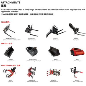 Высокопроизводительный телескопический погрузчик с дизельным двигателем и мотором, полноприводный колесный погрузчик, гарантия 1 год, редуктор и насос для горнодобывающей промышленности и логистики - Product Image 5