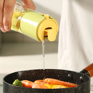 תרסיס שמן זכוכית כפול לשימוש ביתי, תרסיס שמן זכוכית קומקום מטבח ביתי תיבול בקבוק - Product Image 6