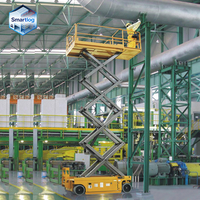 Plateformes élévatrices hydrauliques autopropulsées personnalisées en promotion, plateformes élévatrices à ciseaux mobiles, hauteur de travail 20m, capacité 300-1000kg