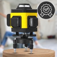 Instrument de nivellement laser 4D-Ensemble de plans laser à 16 lignes 360 ° transversaux