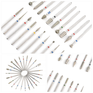 Broca de diamante de acero de tungsteno a precio de fábrica KADS, herramienta profesional de manicura para uñas acrílicas, gel y limpieza de cutículas. - Product Image 4