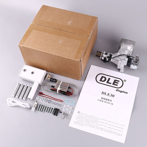 Motor de gasolina DLE30 de 30cc para avión RC, modelo de ala fija, monocilíndrico, dos escapes, refrigeración por aire, arranque manual, de un solo toque. - Product Image 4