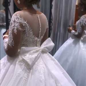 Vintage Ball Gown Wedding Dress Sweetheart Neckline <b>Lace</b> Fabric <b>White</b> Ivory Princess Waistline 2026 Bridal Gown - Product Image 4