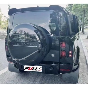 Piezas de coche para <span class=keywords><strong>Land</strong></span> <span class=keywords><strong>Rover</strong></span> <span class=keywords><strong>Defender</strong></span> 2020 <span class=keywords><strong>007</strong></span>, kit de versión negra con parachoques delantero y trasero y falda lateral de rejilla - Product Image 5