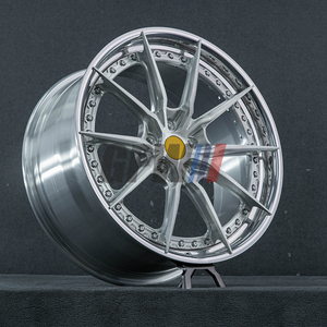 Rines Forjados Personalizados GPW de 2 Piezas, 18 20 22 24 Pulgadas, 5x120 5x114.3 5x112, Borde Pulido para <span class=keywords><strong>BMW</strong></span> <span class=keywords><strong>Competition</strong></span> F10, Porsche, Mercedes S63 - Product Image 2