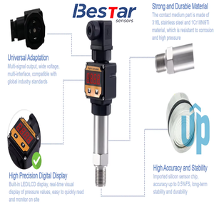 新入荷 0-250bar LEDインジケーター IP67 Modbus RTU 0.1%FS コンパクト圧力トランスミッター 表示圧力計 水産業向け - Product Image 5