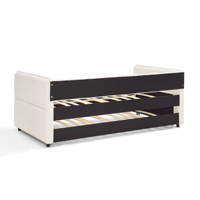 2026 Neues Design Premium Komfortables Europäisches Konvertierbares Stoff-Luxus-Polsterbett mit Gepolstertem Bettrahmen
