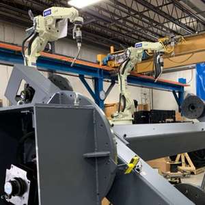 Bras de robot de soudage laser 6 axes OTC FD-B6L avec station de nettoyage de pistolet CNGBS, moteur et boîte de vitesses pour robot de soudage - Product Image 6